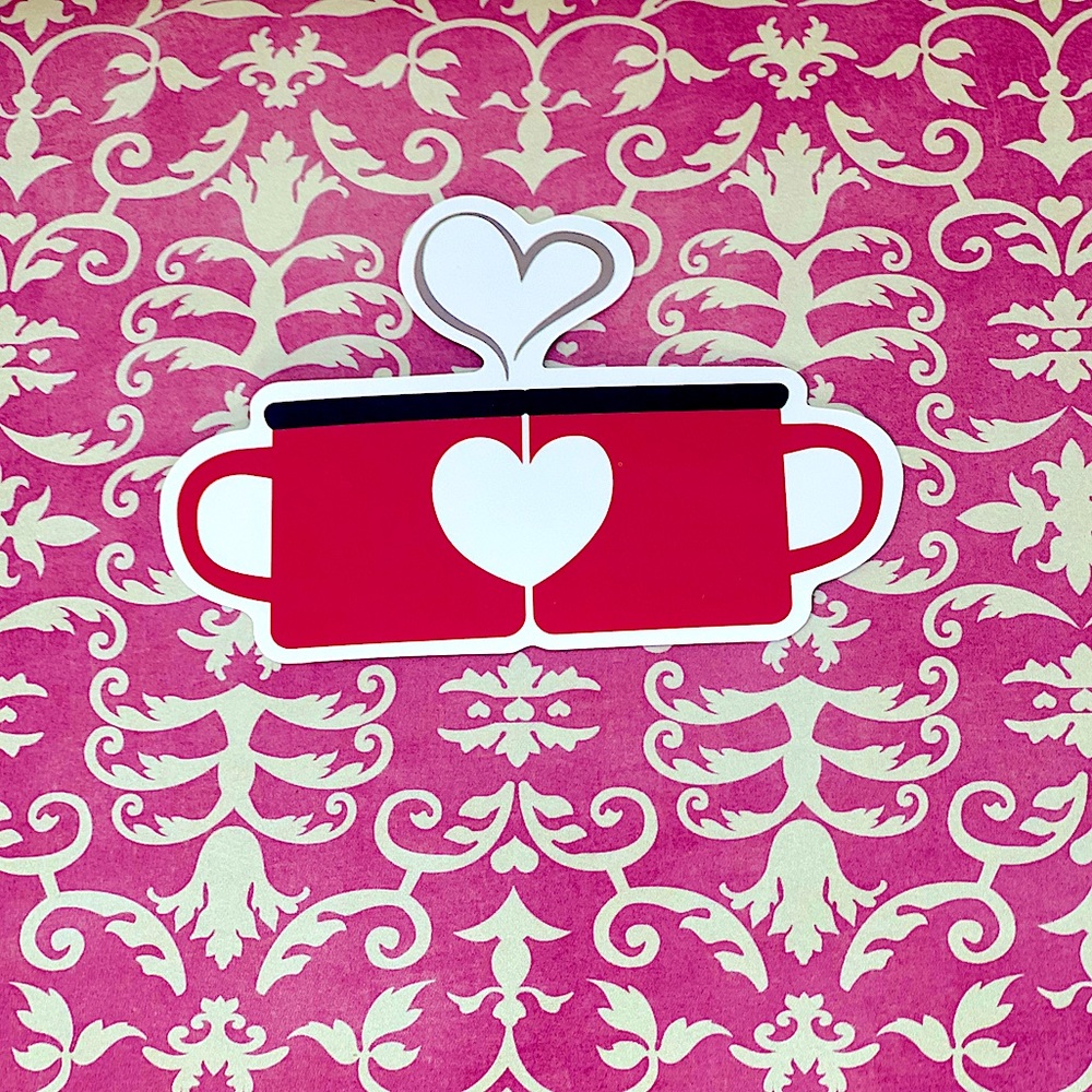Coffee Love Cute Lovey Sweetheart Love You Valentines Sweet Sticker